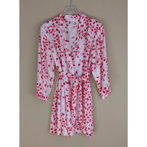 Oscar De La Renta Pink Label Robe Classic Designer with Belt size L to XL